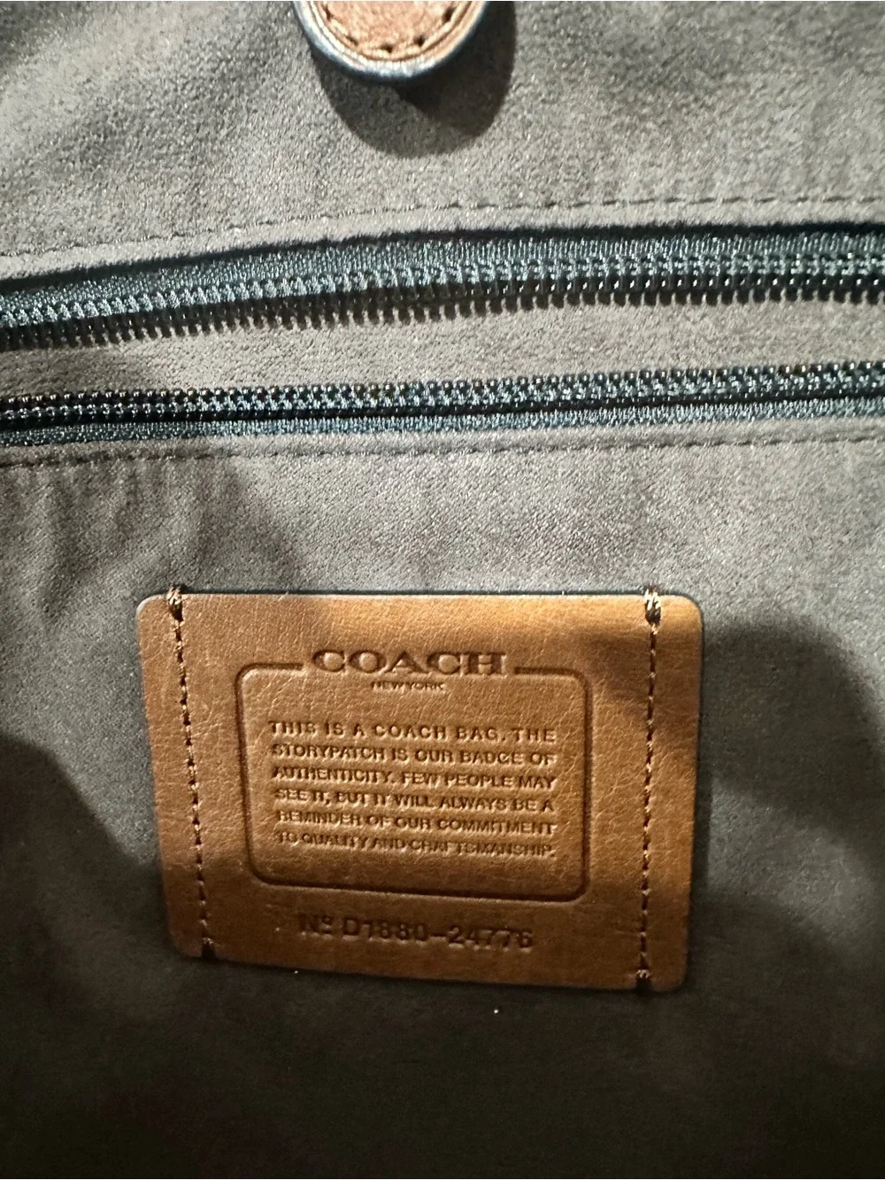 Coach premium leather
